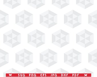 SVG Hexagons, Black Seamless pattern, Digital clipart, Files eps, jpg, Honeycomb Design vector, Instant download svg, png, dxf for Cricut