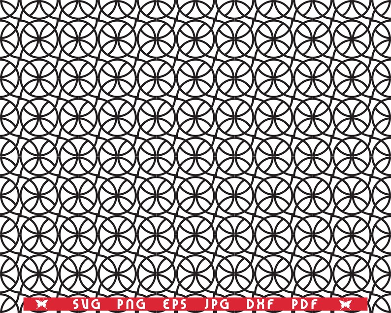 Basic Pattern Svg Seamless Pattern SVG Ornament for Cricut Silhouette - Etsy