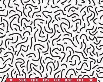SVG Confetti, Seamless Pattern, Digital clipart, Files eps, jpg, Design vector, Instant download  svg, png, dxf  for Cricut
