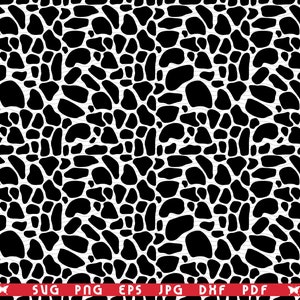 SVG Giraffe Skin, Seamless Pattern, Digital clipart, Files eps, jpg, Giraffe Skin  Design vector, Instant download svg, png, dxf for Cricut