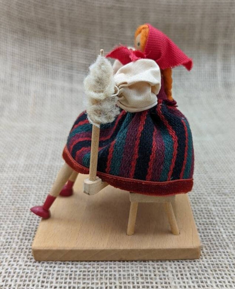 Folk Art Spool Doll Eastern European Doll Making Yarn Etsy