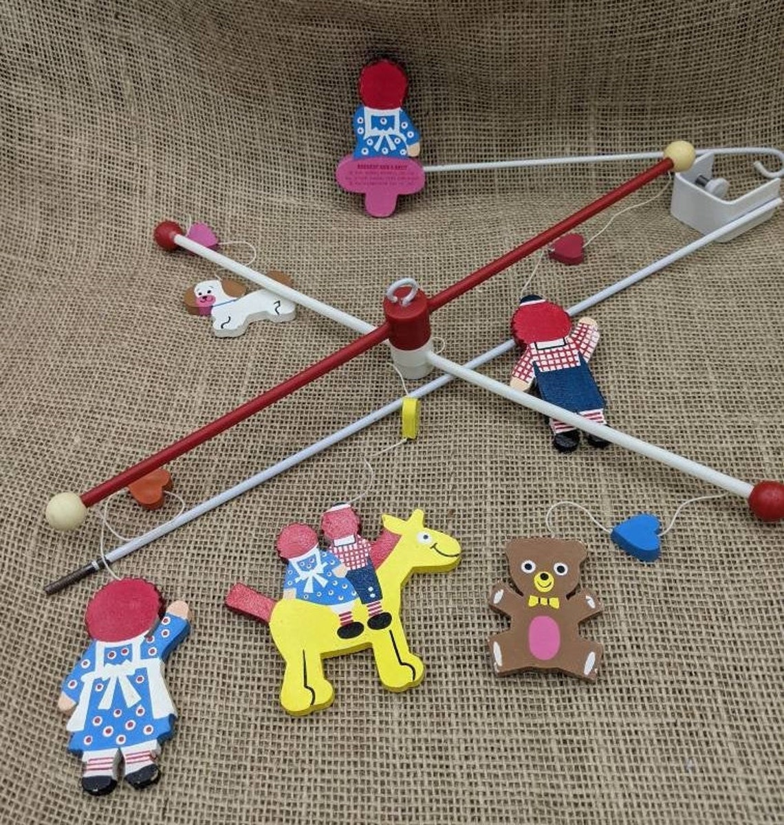 Baby Crib Mobile Raggedy Ann & Andy Mobile Vintage | Etsy