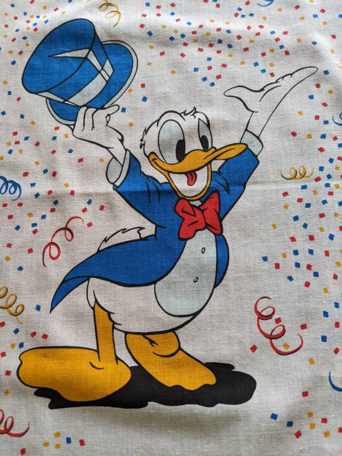 Donald Duck Bandana Scarf Vintage Disney Donald Duck Square Etsy