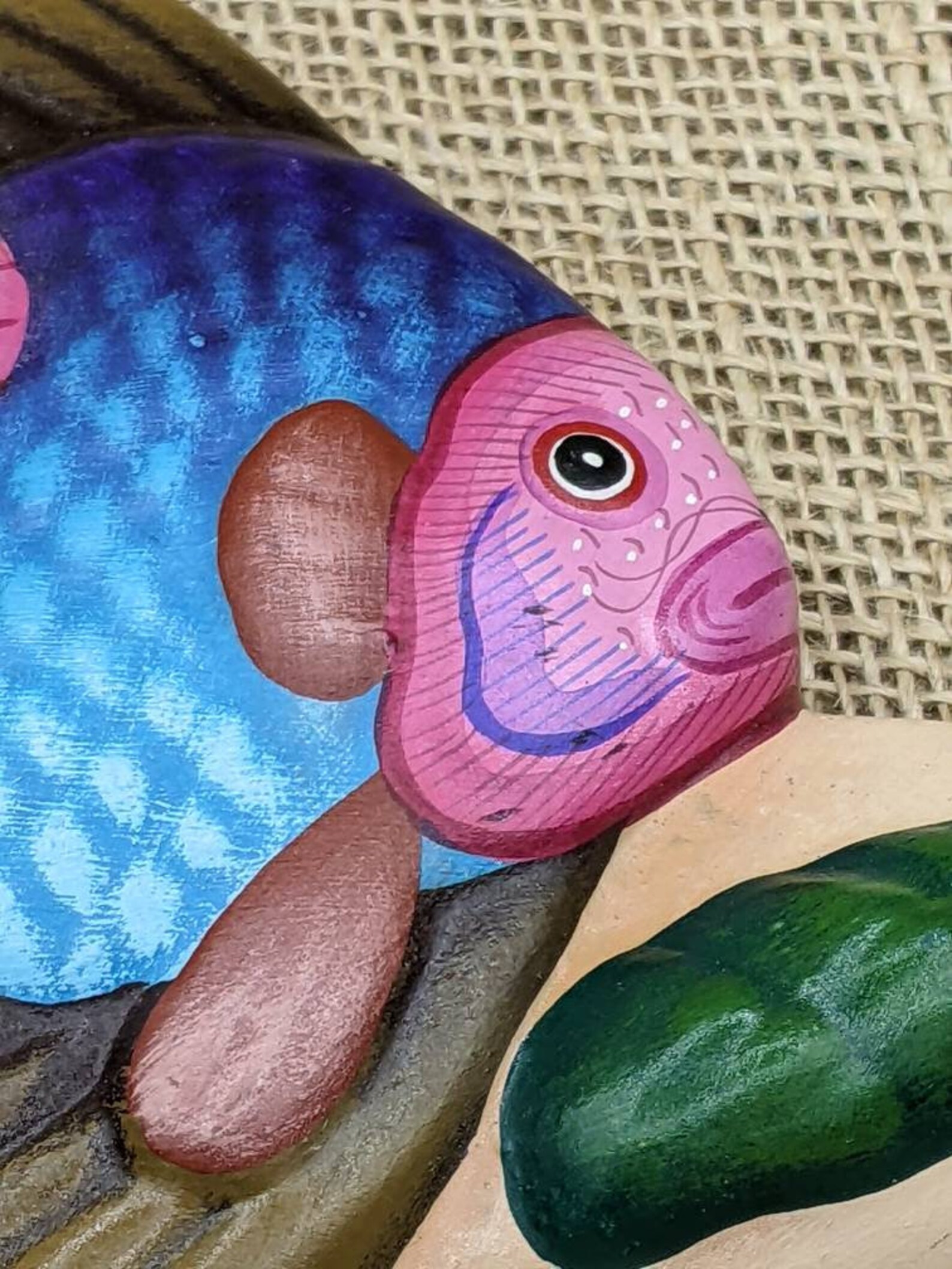 Tropical Fish Ceramic Wall Plaques Tonala Pottery Fish Etsy