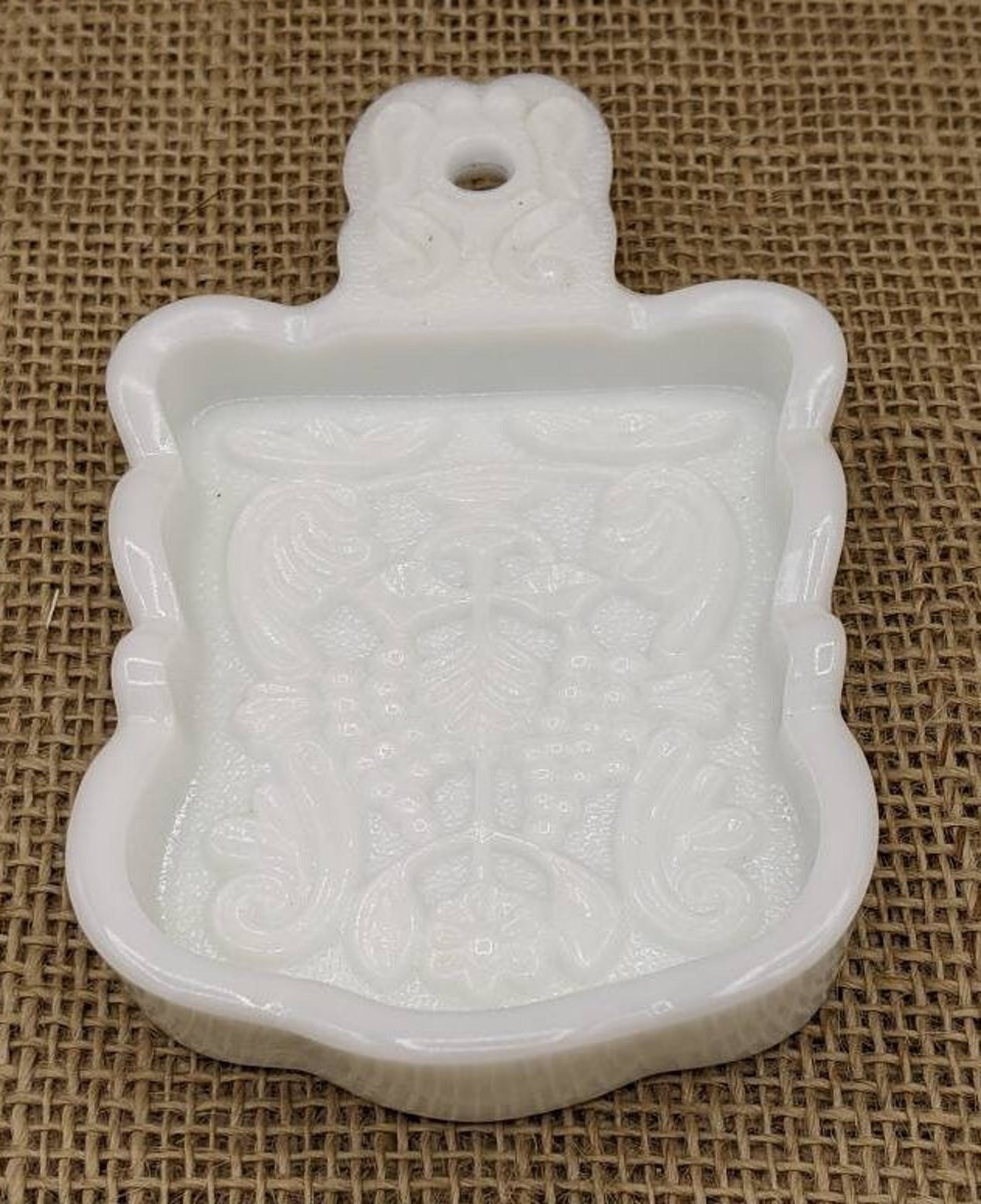 Milk Glass Trivet Ashtrays Vintage Imperial Glass Complete Etsy