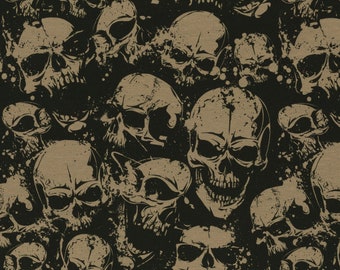 skull jersey fabric