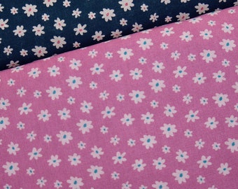 6,99Euro/meter flower cotton with small flowers Millefleurs pink woven fabric cotton fabric patchwork fabric