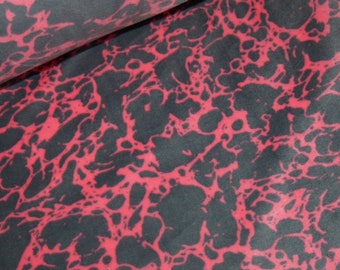 9,98Euro/m Nicki Fleece grau rosa pink Muster Stoff Fleecestoff kuschelig und weich Mädchen