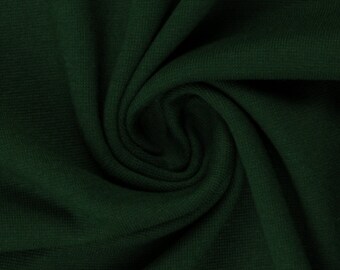 11.50 euros/meter cuffs fabric green dark green cuffs Swafing Heike 564 cotton cuffs 100 cm wide