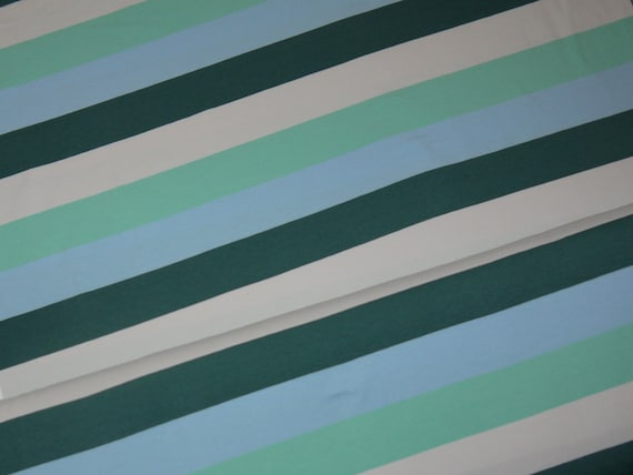 12,98Euro/m Blockstreifen Jersey grün hellblau creme mint Baumwolljersey Streifen Stoff gestreift