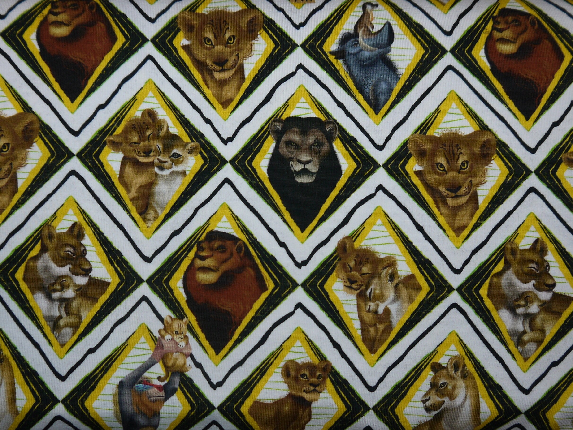Lion King Swafing Jersey 0.6 m Panel Simba Nala Mijani