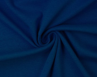 11.50 euros/meter blue cuffs fabric blue cuffs Swafing Heike 598 FS23 100 cm wide dark blue royal blue