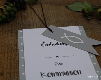 Einladungskarten Kommunion Etsy