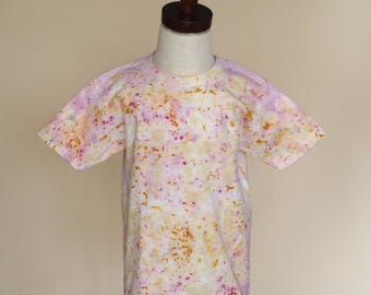 X small t shirt, Tshirt dye, Tshirt natural dye, Tie dye clothes, natural dye clothes, embroidery clothes, botanically clothes