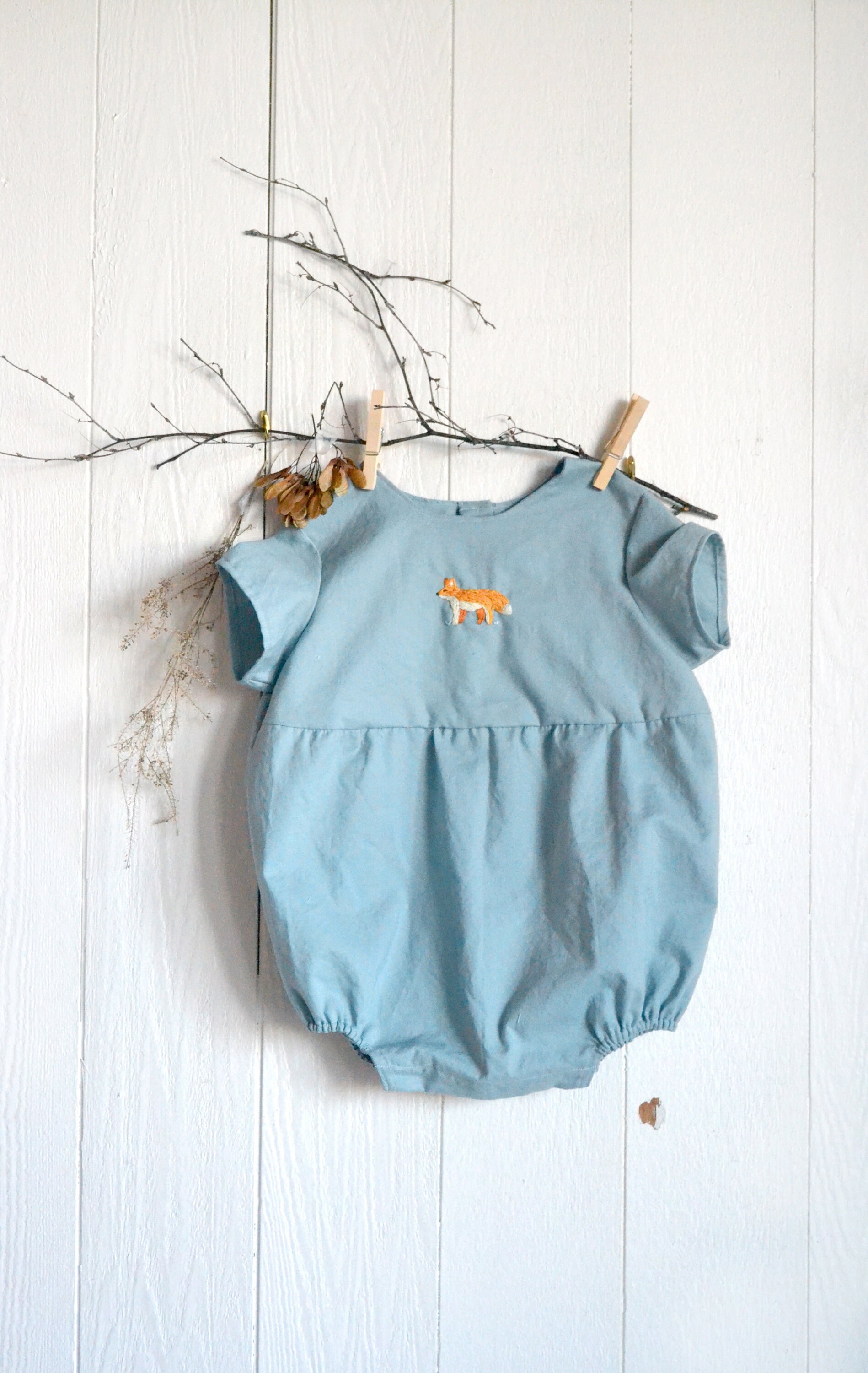 Baby Romper With Embroidery Romper Overall Clothes For Etsy