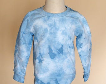 Hoodie indigo dye, hoodie natural dye, clothes for babies, natural dye, tie dye natural indigo, clothes for kids, 3Size