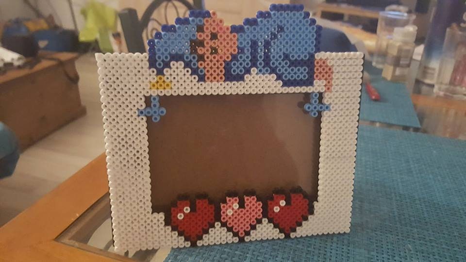 Cadre Photo Personalisé en Perle Hama