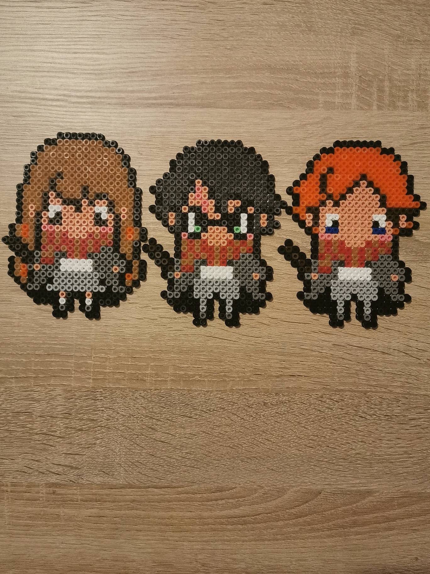 Harry et Ses Amis en Perles Hama Décoration.