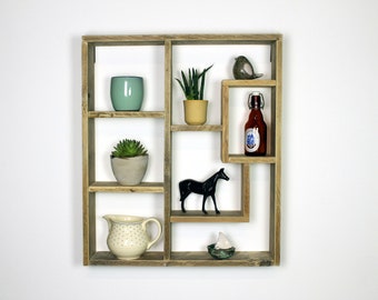 Wall shelf *Wieke* made of pallet wood, upcycling, shelf, made of old wood, kitchen shelf, pallet, wooden shelf