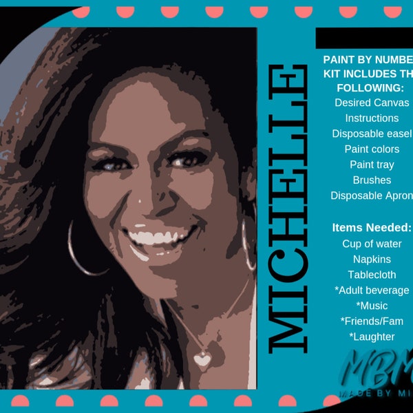 Paint by Number Lady Etsy