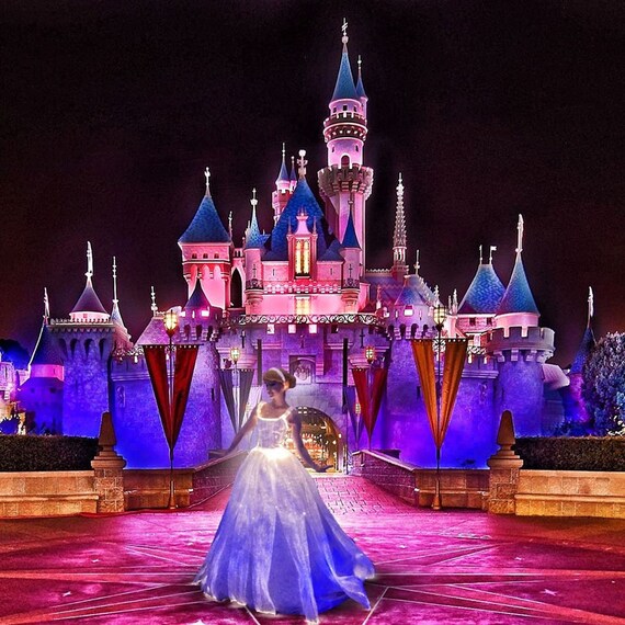 Custom Cinderella Light Up Fiber Optic Wedding Dress With Etsy