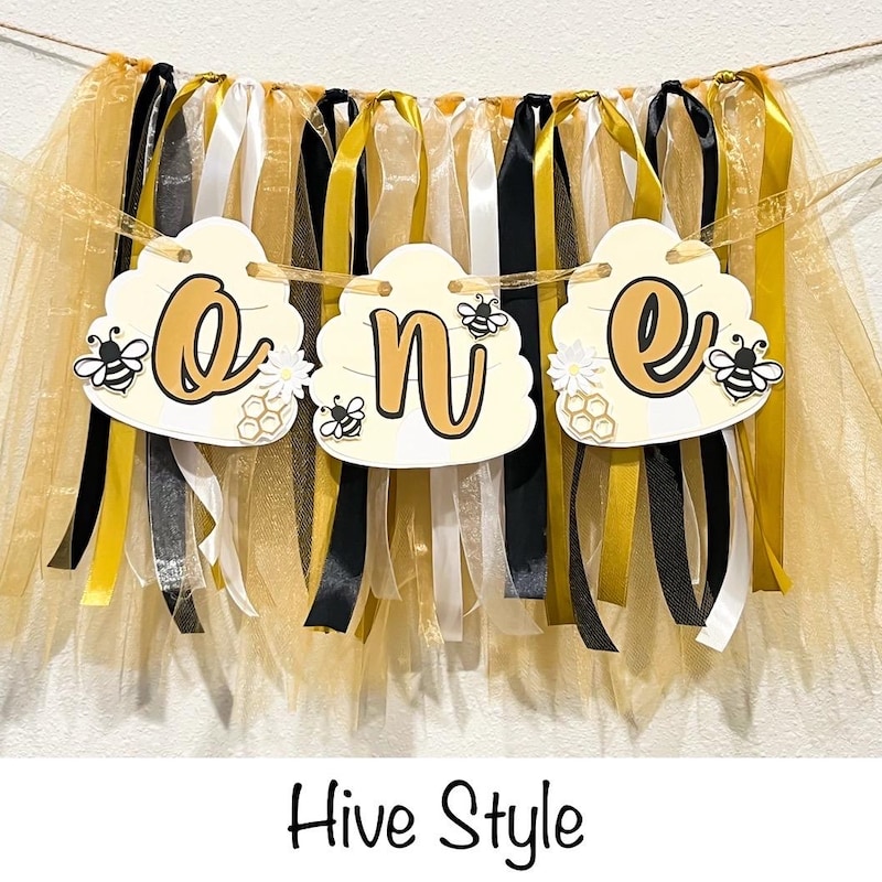 Bee Birthday Highchair - Etsy