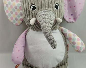 besticktes Kuscheltier, Elefant mit Sensorischen Elementen