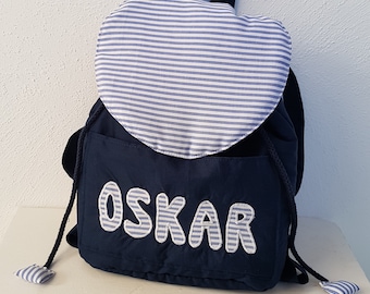 Kindergarten backpack with name