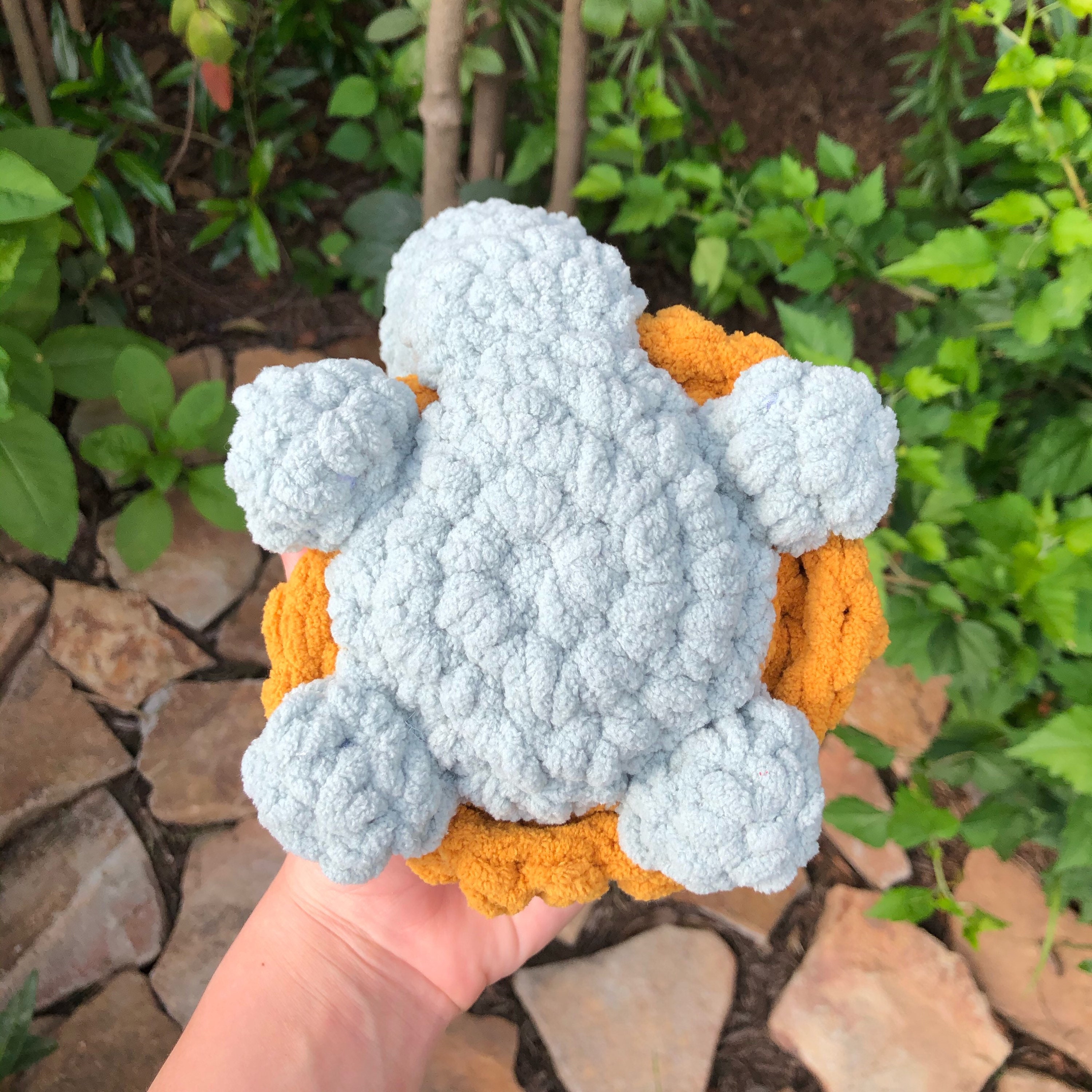 Turtle Plushie Fluffy and Soft Crochet Giant Amigurumi velvet - Etsy