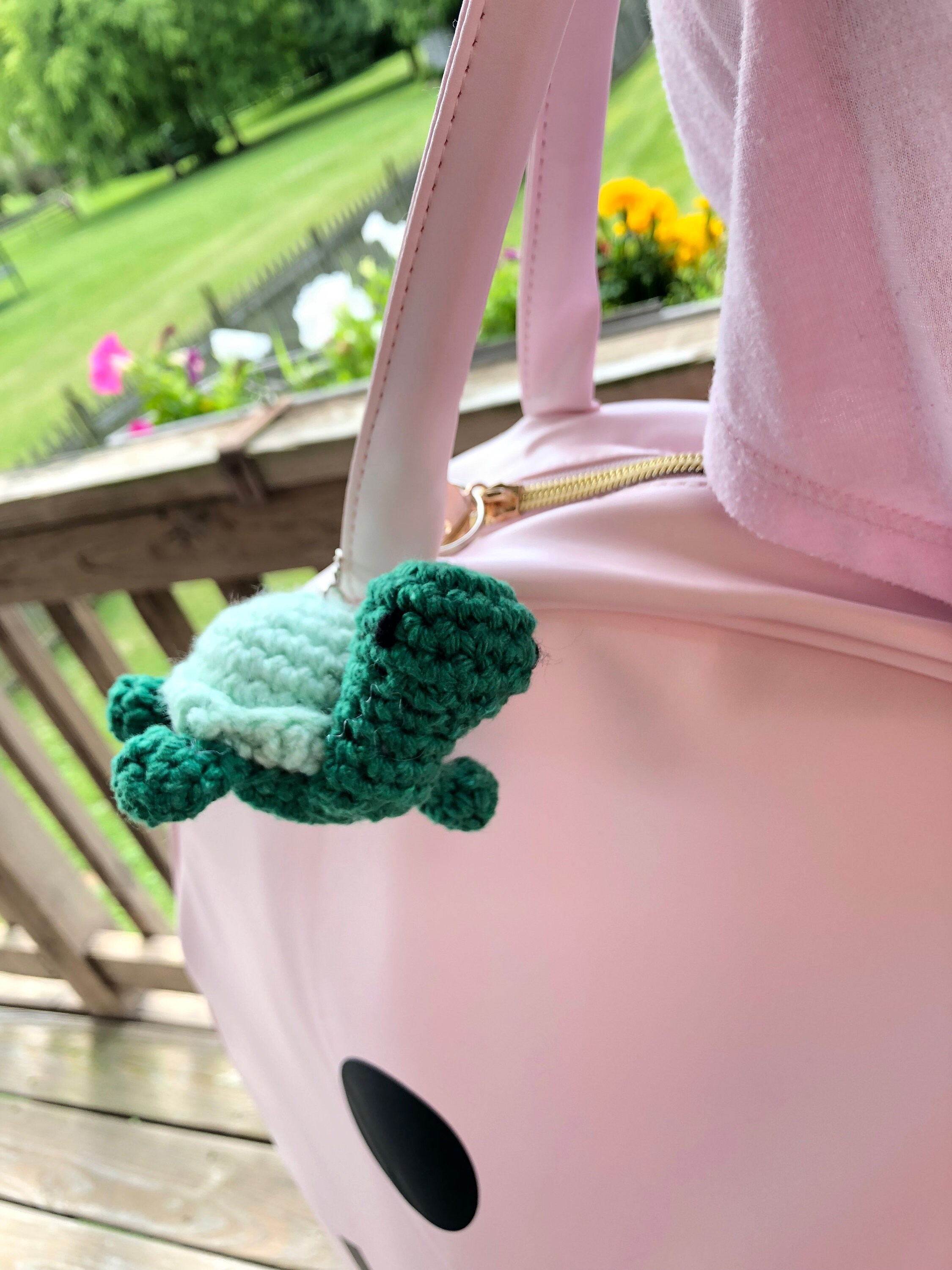 Turtle Keychain Crochet Amigurumi Turtle Keychain Turtle | Etsy