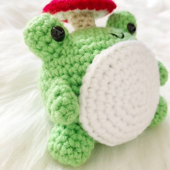 Doudou Grenouille amigurumi