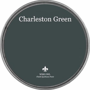 Wise Owl Chalk Synthesis Paint - CHARLESTON GREEN - Chalk Style Paint - Furniture Paint - low VOC - green paint -  paint