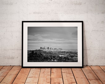 Los Angeles, City, Urban Wall Art, City Photography, Cityscape Poster, Instant Download, Digital Picture, California