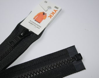 YKK Reißverschluss teilbar 25 cm schwarz (EUR 5,80/St.) teilbarer Reißverschluss Jacken-Reißverschluss RESTMenge