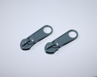 Zipper grau ab 5 Stück (EUR 0,30/St.) Schieber für 5 mm Schiene