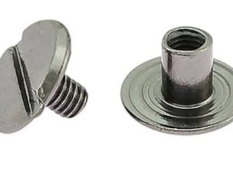 10x Buchschrauben schwarz-silber 10/5/4 ab 10 Stück (EUR 0,40/St.) 1 Schlitz 10mm Kopf 5mm hoch 4mm Schraubenlänge gunmetall gun-metall