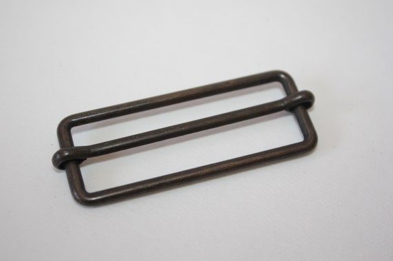 10 Schiebestegschnallen Steg 20 mm silber