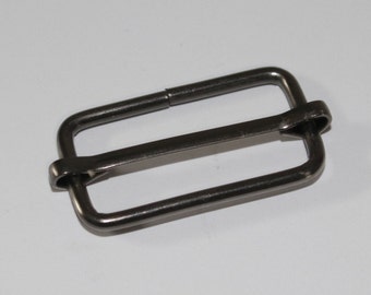 4x Schieber 30 mm schwarz-silber ab 4 Stück (EUR 0,50/St.) Versteller beweglich Gurtversteller