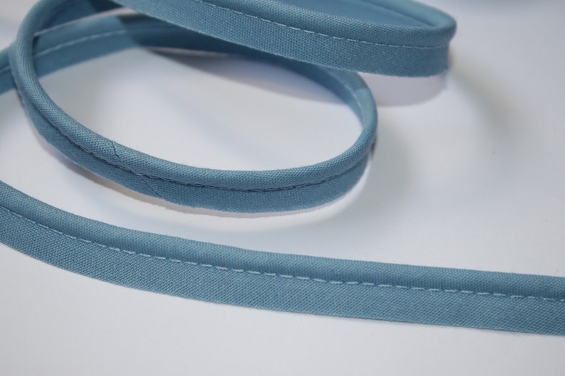 2m Paspelband blau jeansblau taubenblau 12 mm ab 2 Meter EUR 1,50/m Biesenband Paspel Bild 2