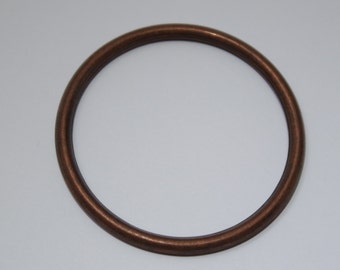 Rundring altkupfer Metall-Ring 40 mm / 35 mm (EUR 2,50/St.) Ring kupfer rot dark coffee Metallring Union