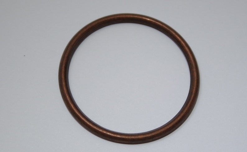 Rundring altkupfer Metall-Ring 40 mm / 35 mm EUR 2,50/St. Ring kupfer rot dark coffee Metallring Union Bild 1