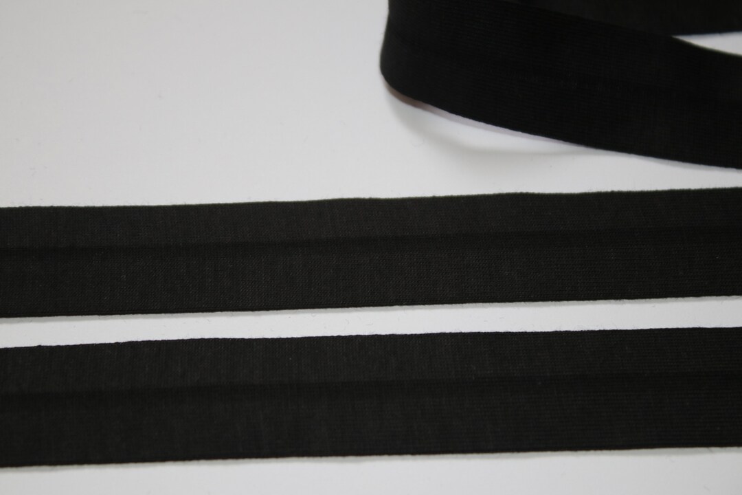 25m Satin Schrägband 20mm Vorgefalzt Petrol - Schneiderbedarf