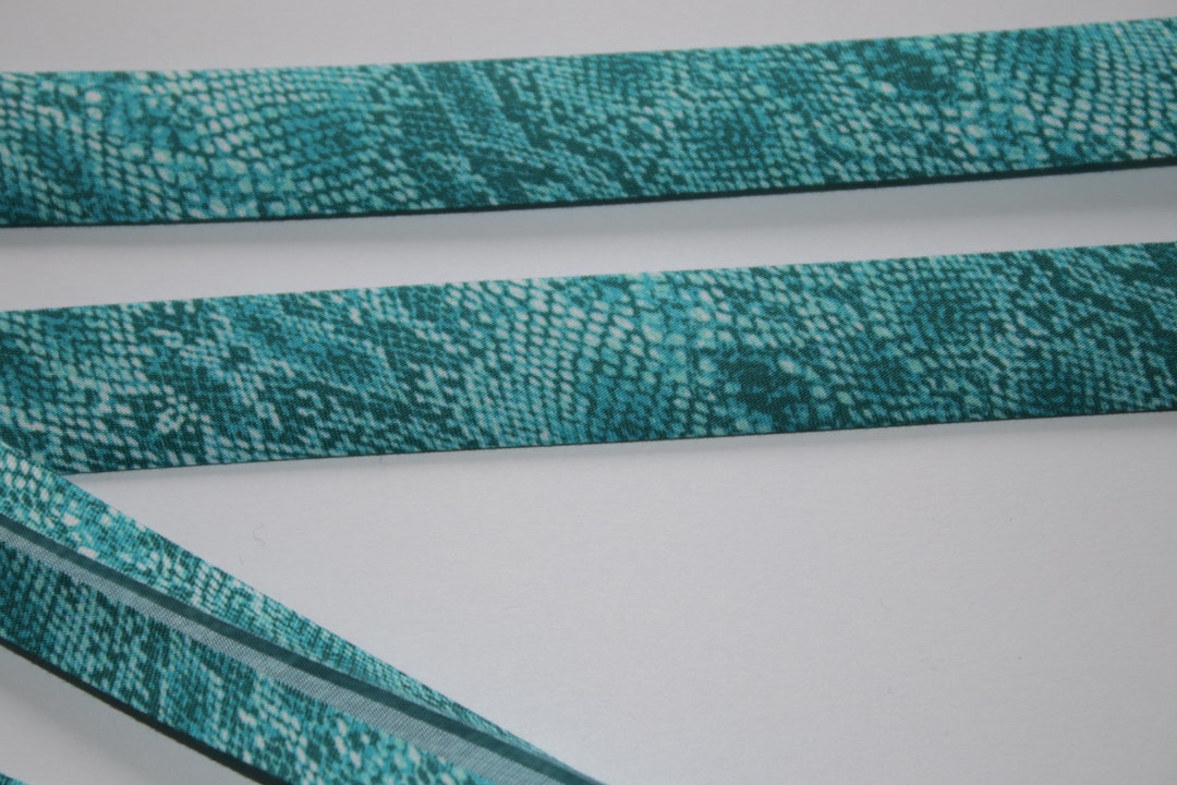 Schrägband Mittelfalz Aus Polycotton – 30 Mm Breite, 5 M Länge, Smaragdgrün (auch 18 Mm Erhältlich)