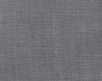 beschichtet Leinen steel grey AU Maison (EUR 31,00/m) stahlgrau mittelgrau grau beschichteter Leinenstoff