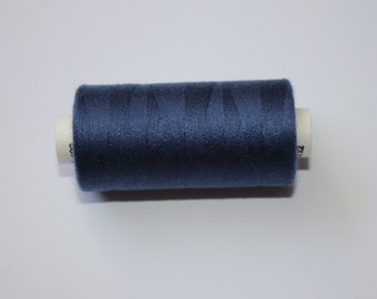 Nähgarn dunkelblau 500 m (EUR 1,90/St.) Polyester Garn blau