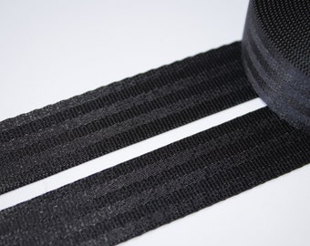 3,25m  Sicherheitsgurtband 25 mm schwarz (EUR 2,30/m) Gurtband Taschengurtband Taschenband Träger Taschenträger
