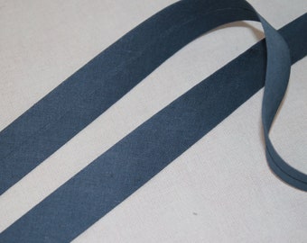 2,9m Schrägband petrol Baumwolle 18 mm ab 2,9 Meter (EUR 1,30/m) blau Baumwoll-Schrägband vorgefalzt gefalzt