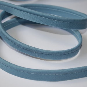 2m Paspelband blau jeansblau taubenblau 12 mm ab 2 Meter EUR 1,50/m Biesenband Paspel Bild 1