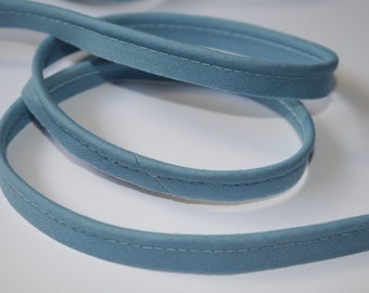 2m Paspelband blau jeansblau taubenblau 12 mm ab 2 Meter (EUR 1,50/m) Biesenband Paspel