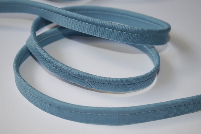 2m Paspelband blau jeansblau taubenblau 12 mm ab 2 Meter EUR 1,50/m Biesenband Paspel Bild 1